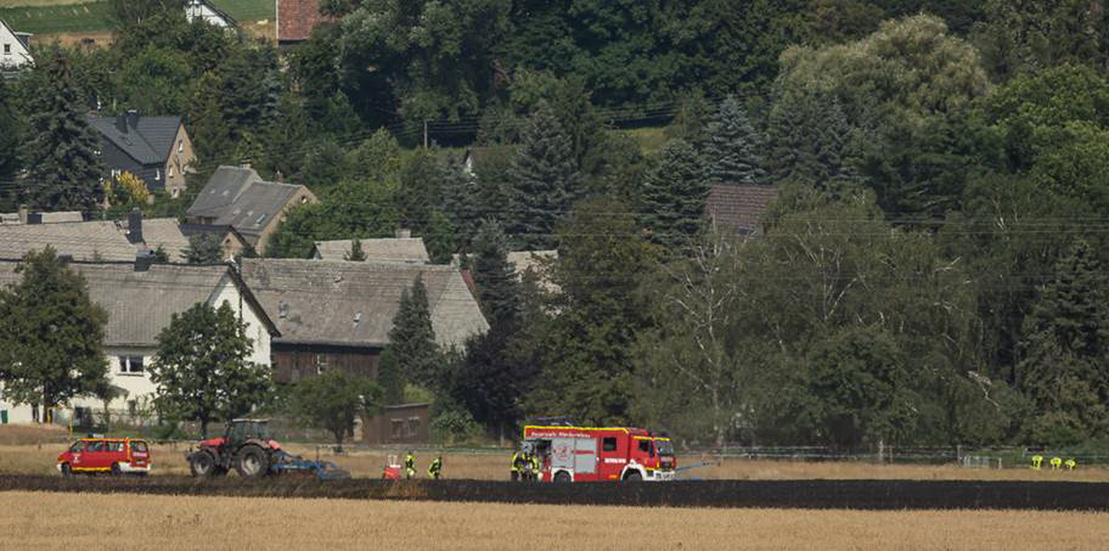 aber die Ausbreitung des Feuers wurde gestoppt.